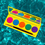 suva beauty's uv brights hydra fx palette shot in water