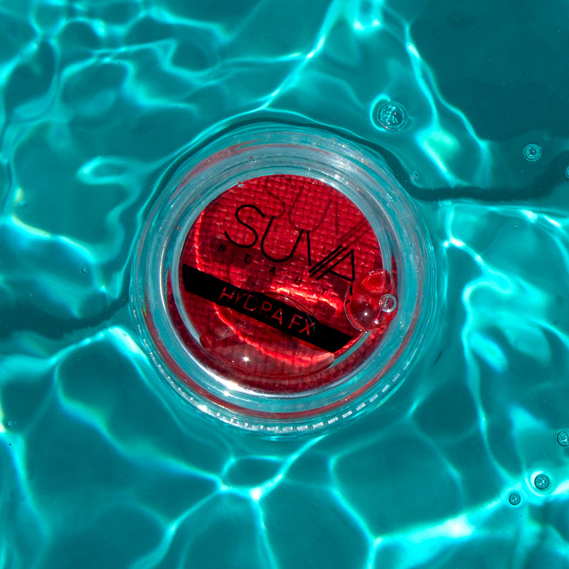 bomb af hydra fx from suva beauty shot in water