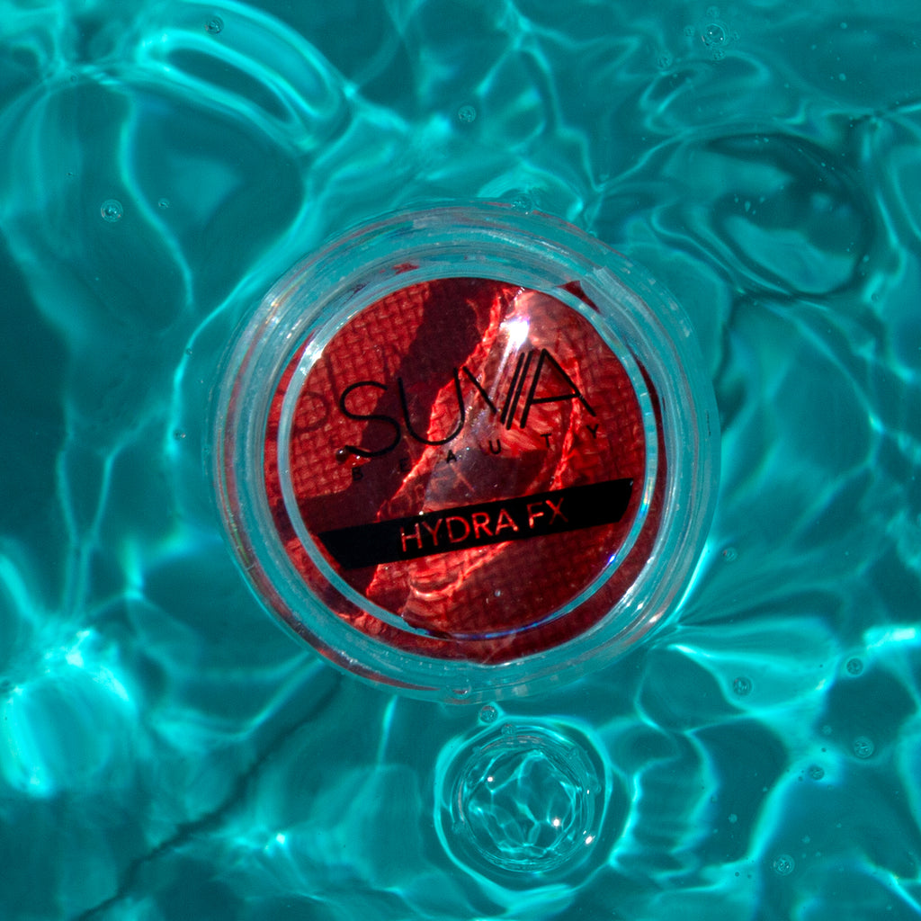 cherry bomb hydra fx from suva beauty shot in water