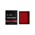 suva pro alcohol palette refill pans in adjuster red