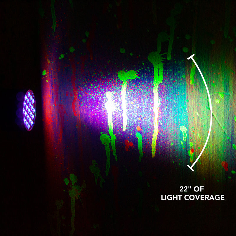 Torcia LED a raggi ultravioletti (UV).