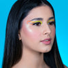 suva beauty's doodle dash mix cake hydra fx applied as ombre liner on a model in daylight